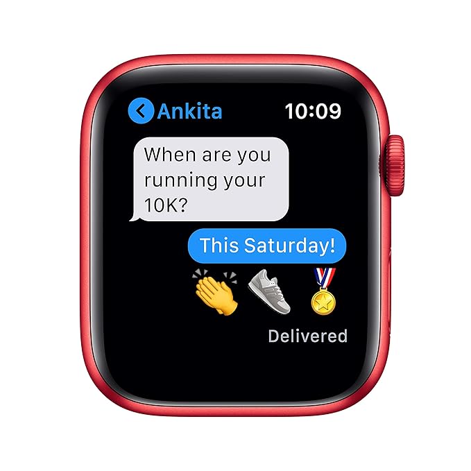 iWatch S- 6 44mm Red GPS