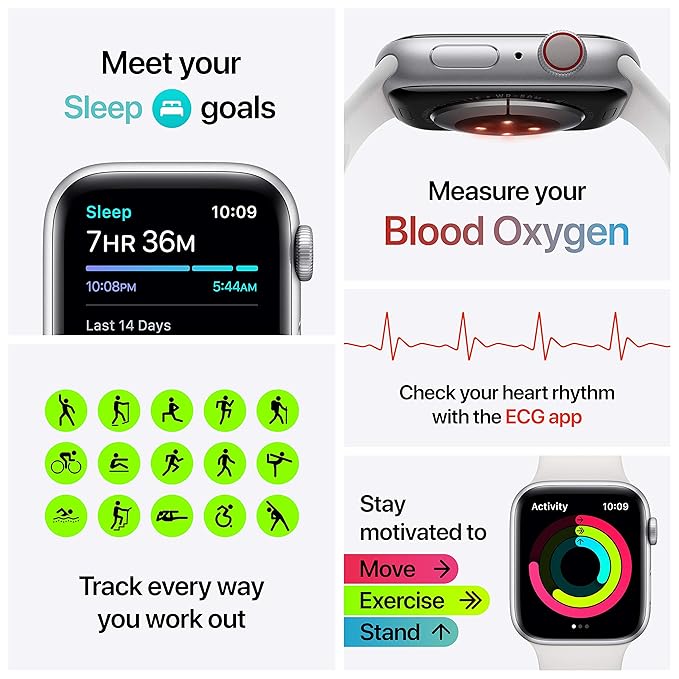 iWatch S- 8 45mm Blue GPS