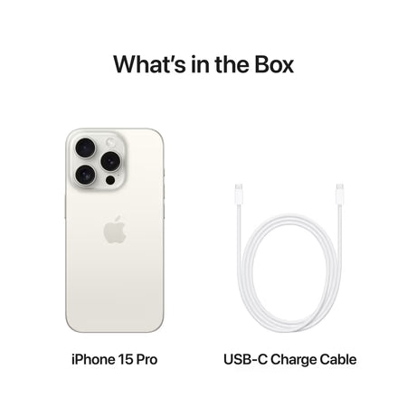 iPhone 15 Pro 256 White Titanium